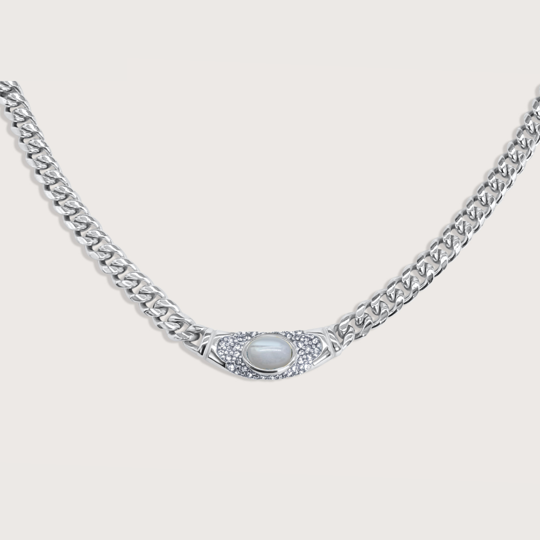 Ayra | Necklace in Silver Moonstone