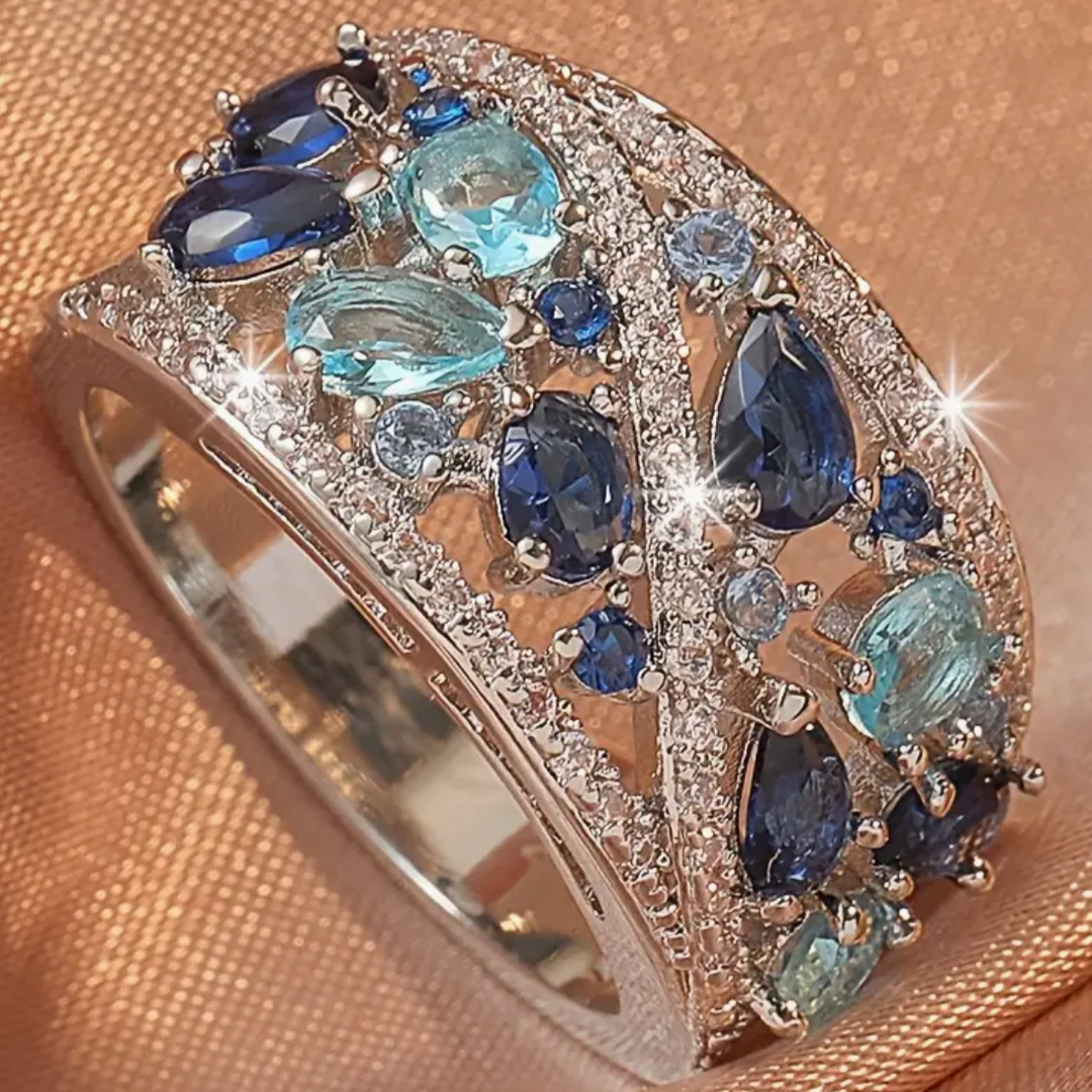 Jade | Timeless Blue Zircon Ring