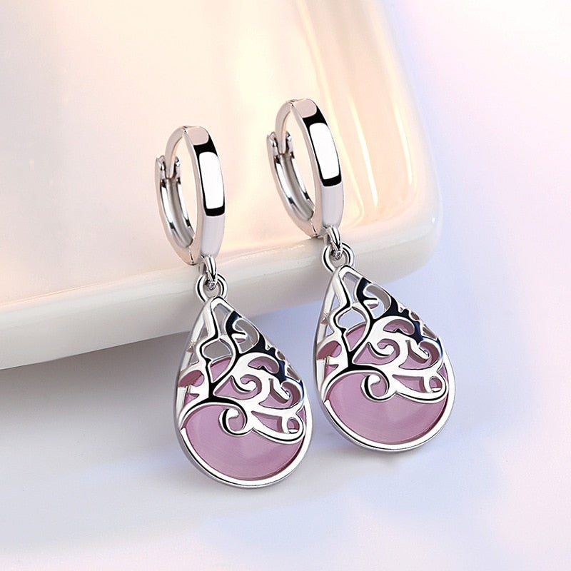 Elliana | Sterling Silver Tree of Life Earrings