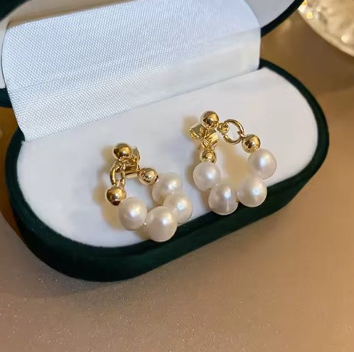 Dani | Vintage Pearl Earrings