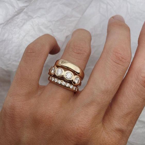 Aveline | Forged Gold Ring