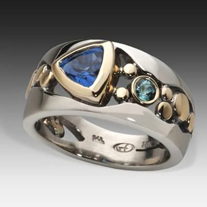 Reign | Vintage Blue Crystal Ring