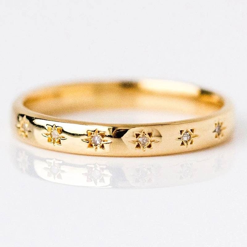 Grace | Exclusive Vintage Gold & Zirconia Ring