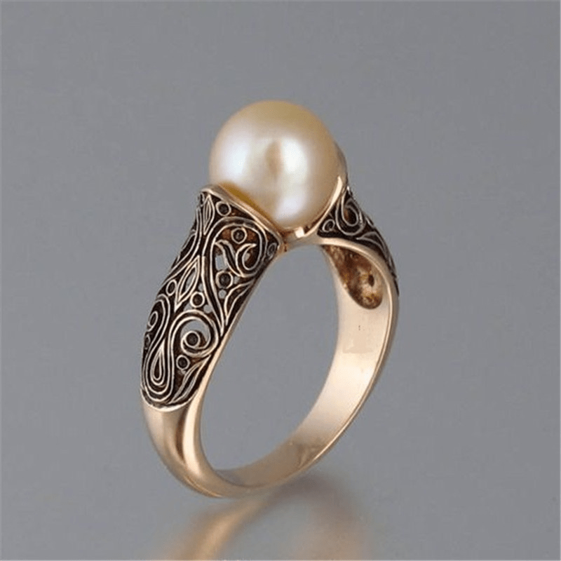 Harmoni | Vintage Pearl Golden Ring