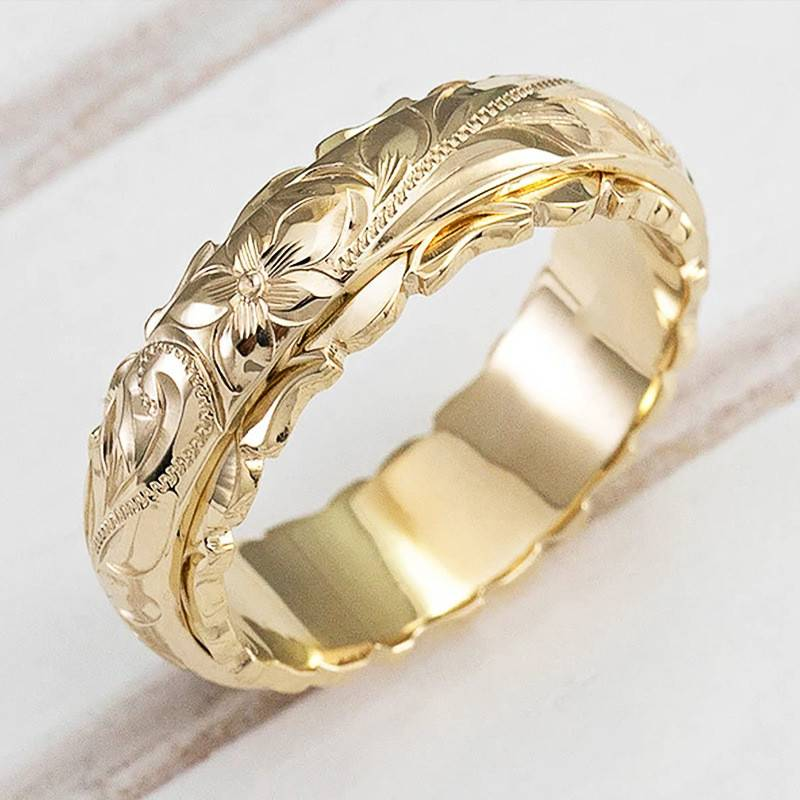 Madeleine | Vintage Gold Flower Ring