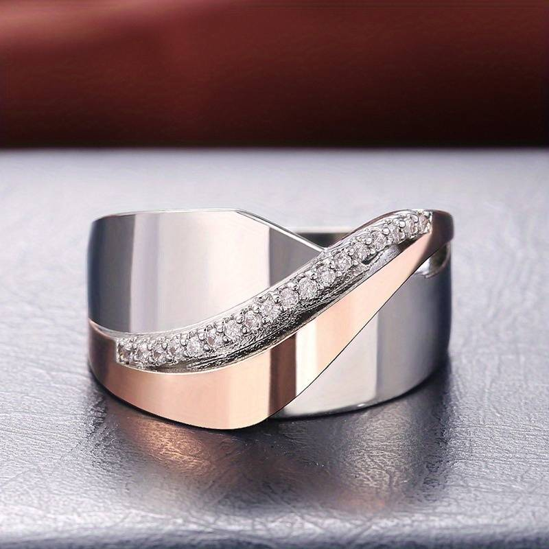 Talia | Rose Gold Sparkle Ring