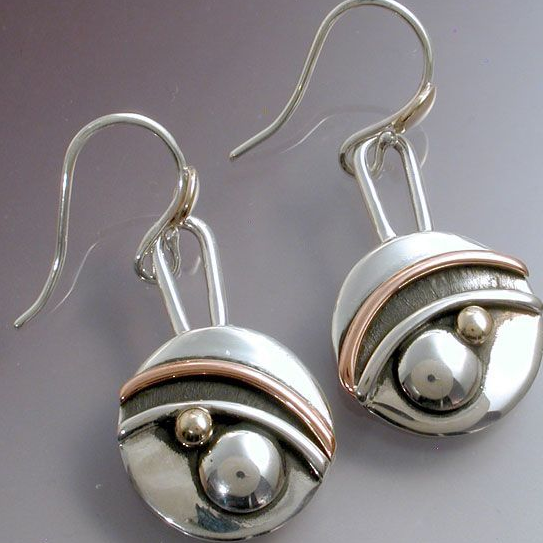 Yara | Vintage Silver Pearl Rounded Earrings