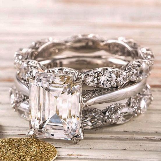 Josephine | Vintage Silver Bright Layer Ring