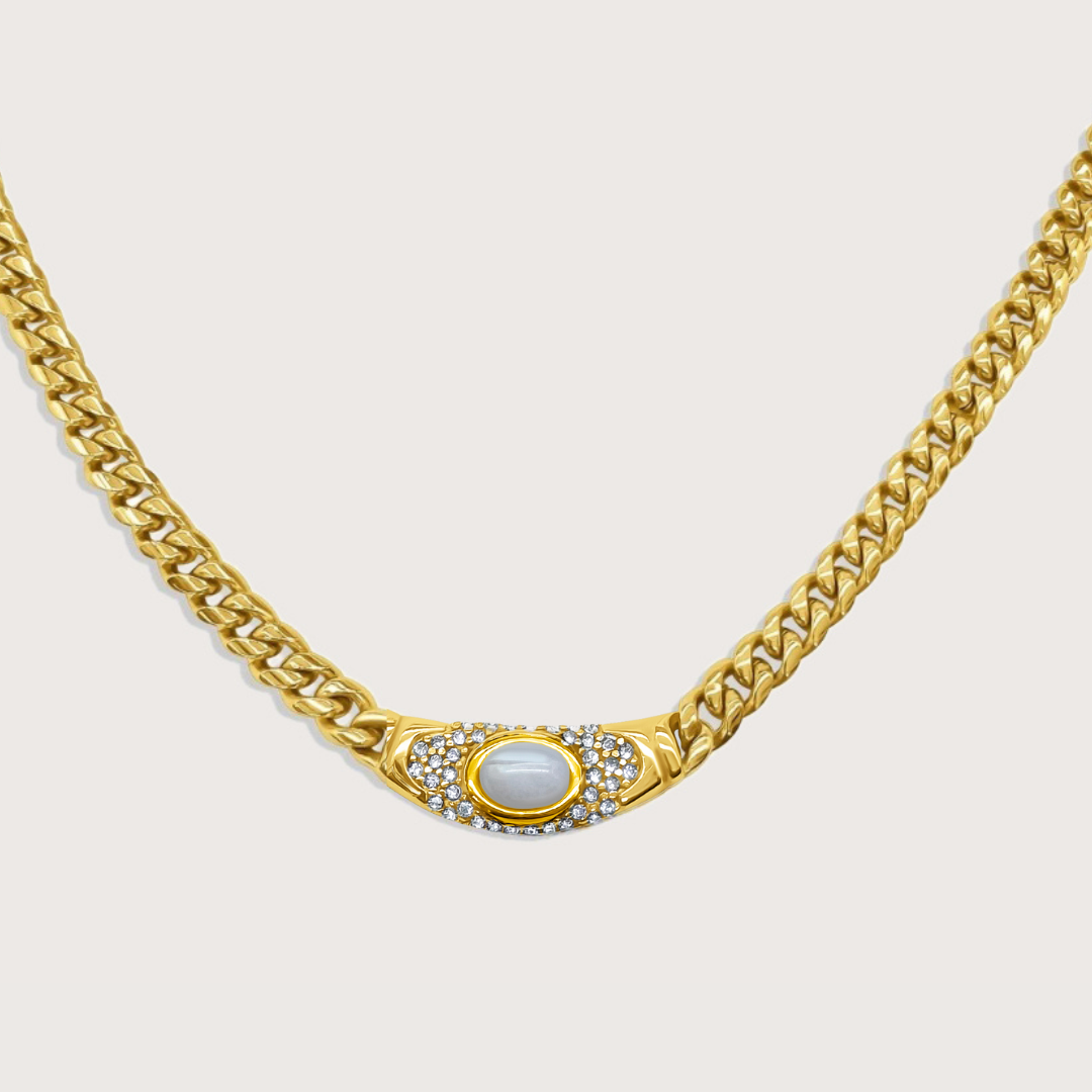 Milani | Necklace in Gold Moonstone