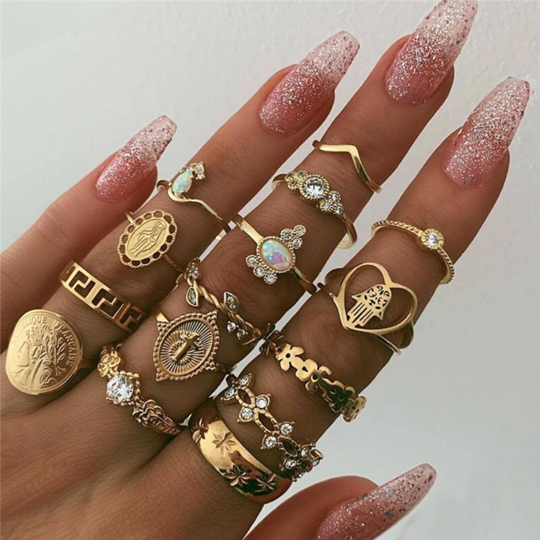 Daphne | Unique Rings Set