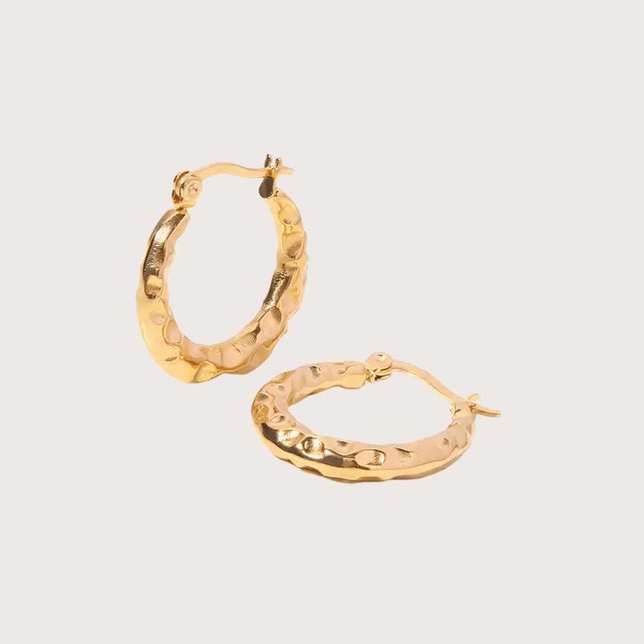 Octavia | Hammered Hoops