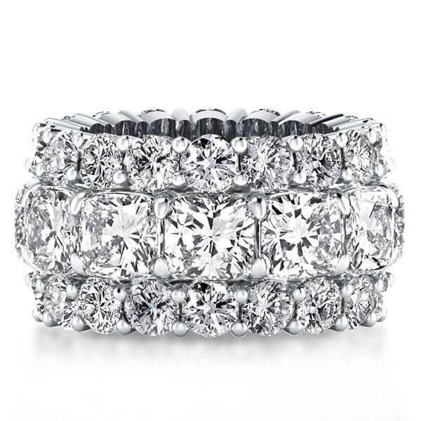 Tilly | Eternity Cushion Cut Wedding Band Eternity Band For Women