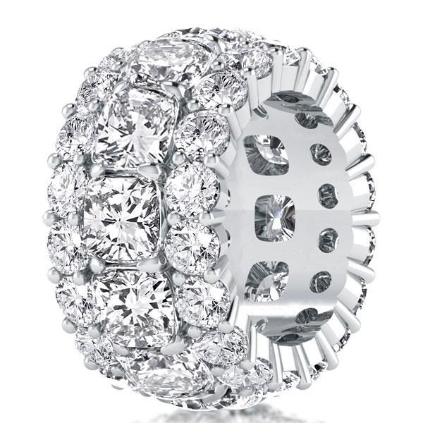 Tilly | Eternity Cushion Cut Wedding Band Eternity Band For Women