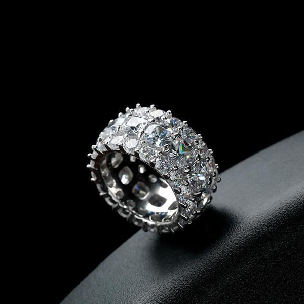Tilly | Eternity Cushion Cut Wedding Band Eternity Band For Women