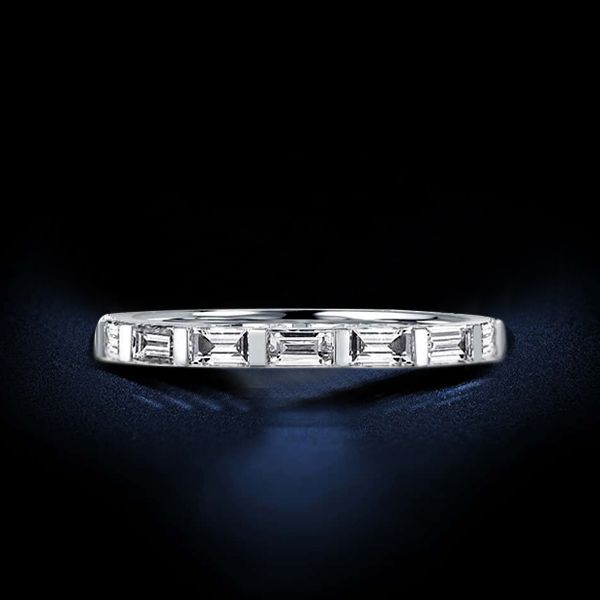 Lisa | Baguette Bar Setting Eternity Wedding Band(2.65 CT. TW.)