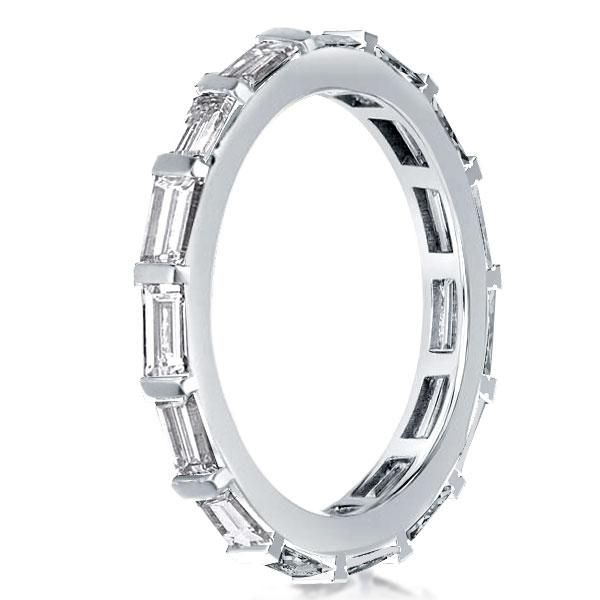 Lisa | Baguette Bar Setting Eternity Wedding Band(2.65 CT. TW.)