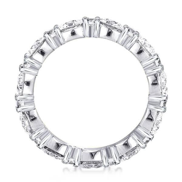 Lettie | Dainty Baguette Eternity Wedding Band In Sterling Silver