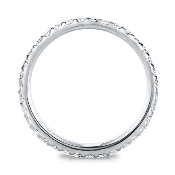 Sarahi | Classic Eternity Shared Prong Round Cut Wedding Band