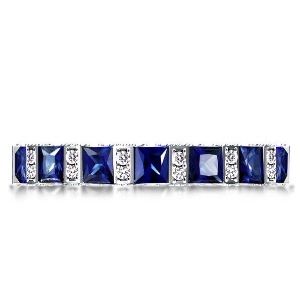 Arabella |  Unique Sapphire Eternity Band Ring For Women
