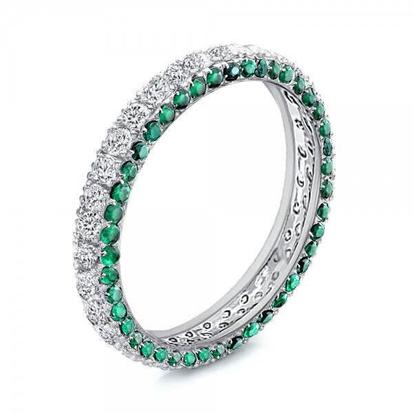 Cataleya | Micro Pave Band Ring Eternity Wedding Band For Women
