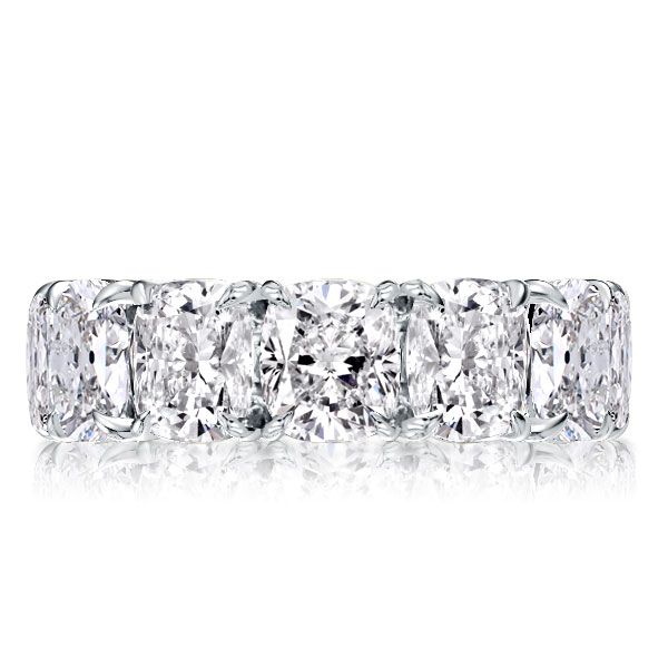 Aila |Cushion Cut Eternity Band Affordable Wedding Ring