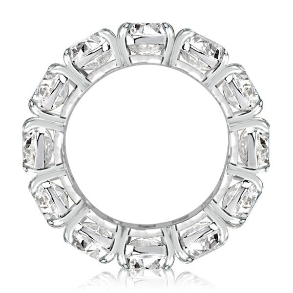 Aila |Cushion Cut Eternity Band Affordable Wedding Ring