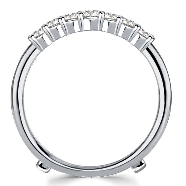 Siya | Shared Prong Enhancers Ring Guard Enhancers Band Ring