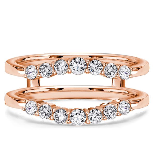 Siya | Shared Prong Enhancers Ring Guard Enhancers Band Ring