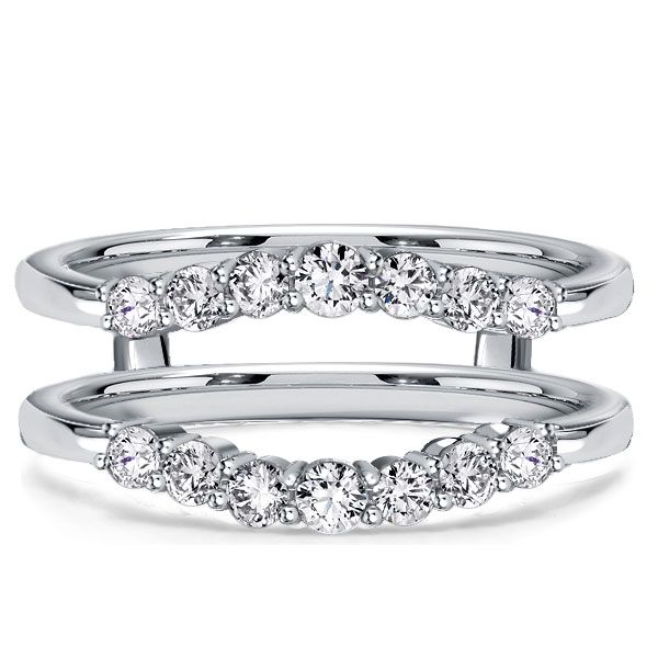 Siya | Shared Prong Enhancers Ring Guard Enhancers Band Ring
