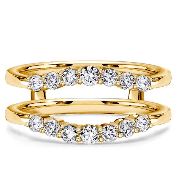 Siya | Shared Prong Enhancers Ring Guard Enhancers Band Ring