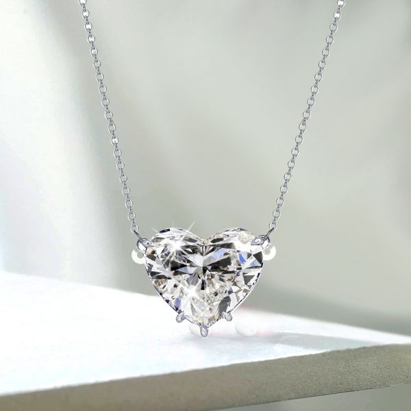 Brynleigh | Heart Cut Pendant Necklace For Women In Sterling Silver