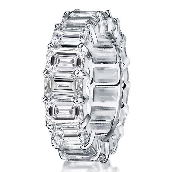 Rayne | Emerald Cut Eternity Wedding Band Ring Affordable