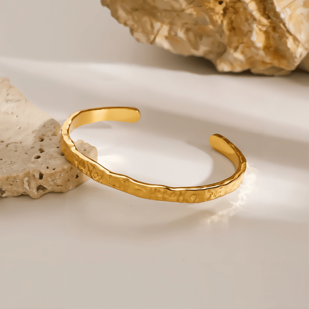 Rosemary | Hammered Bangle