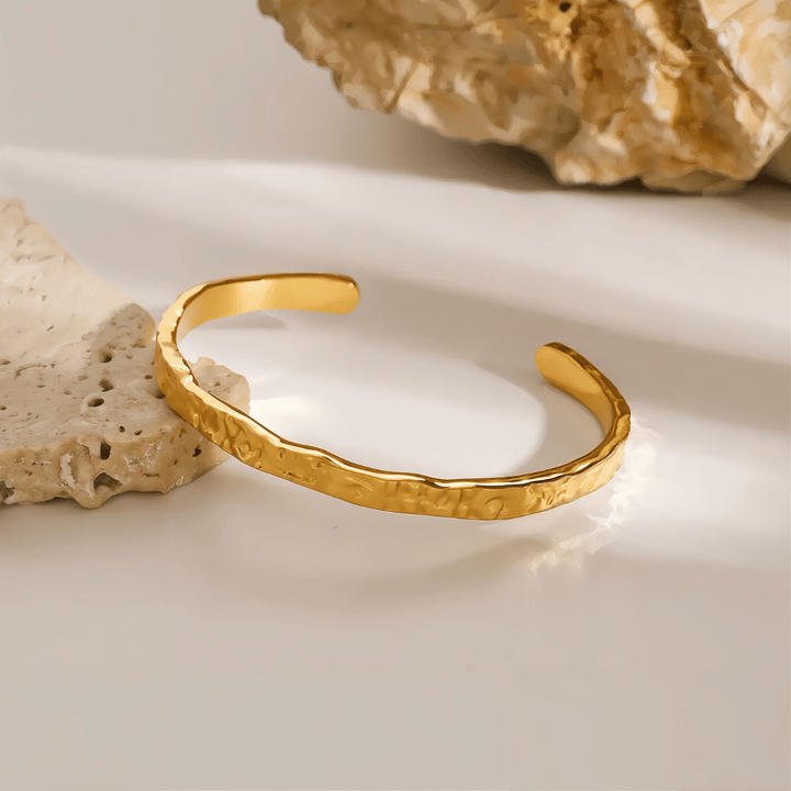 Rosemary | Hammered Bangle