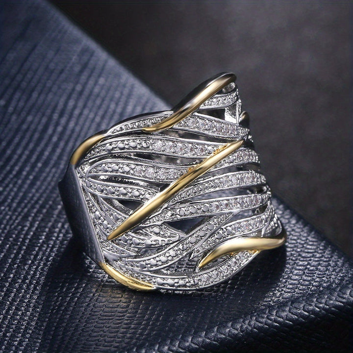 Sylvie | Elegant Multilayer Twisted Ring