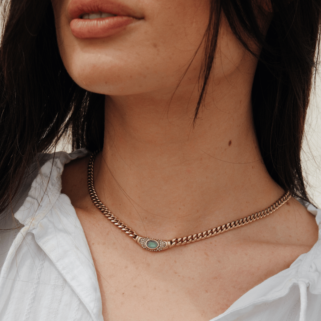 Rose | Necklace in Gold