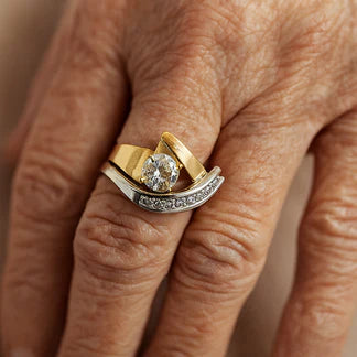 Eloise | Irregular Gold & Silver Ring