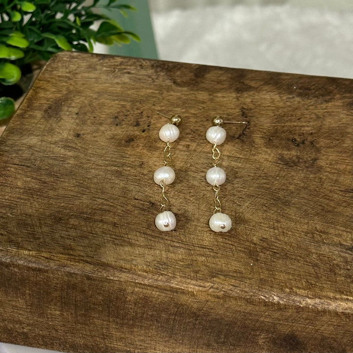 Noah | Three Wishes Pearl Dangle Earrings