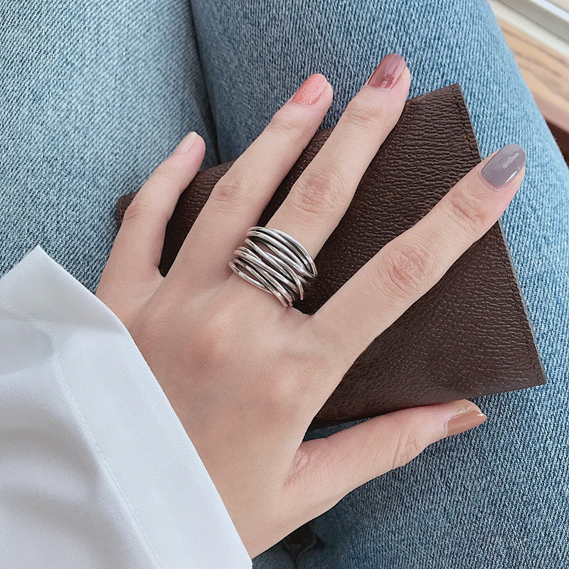 Ember | Layered Sterling Silver Ring