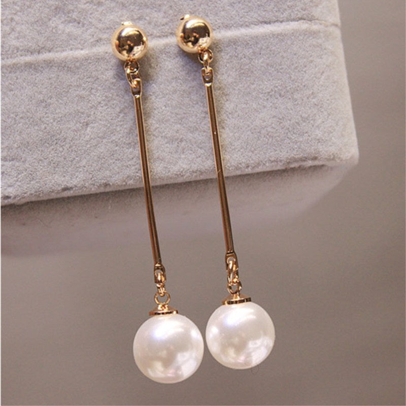 Alina | Exclusive Handcrafted Pearl Drop Earrings