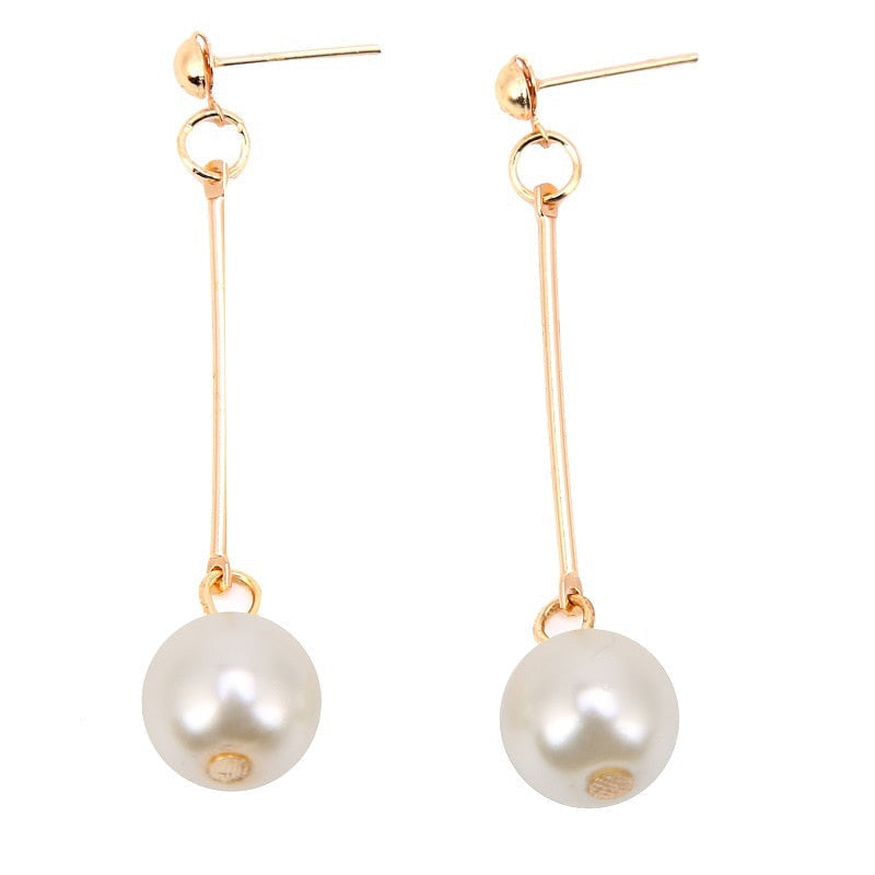 Alina | Exclusive Handcrafted Pearl Drop Earrings