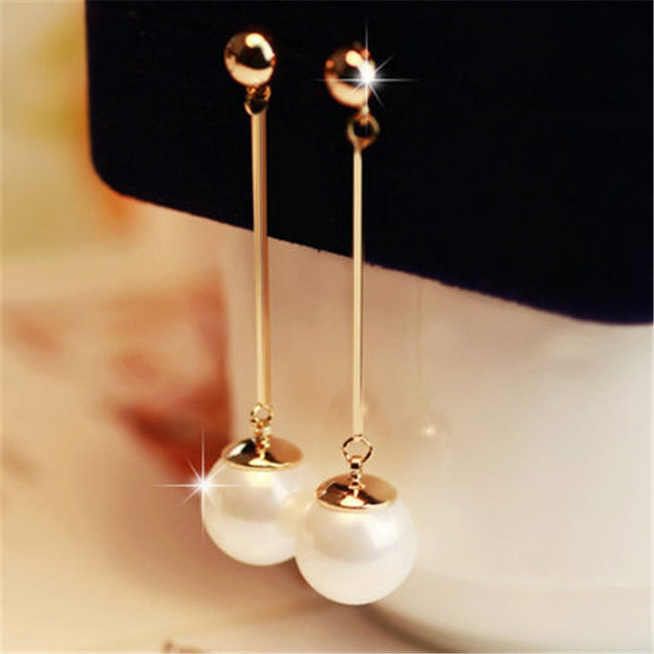 Alina | Exclusive Handcrafted Pearl Drop Earrings
