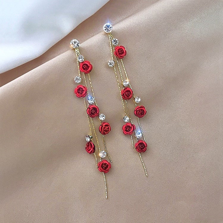 Madison | Blooming Elegance Rose Earrings