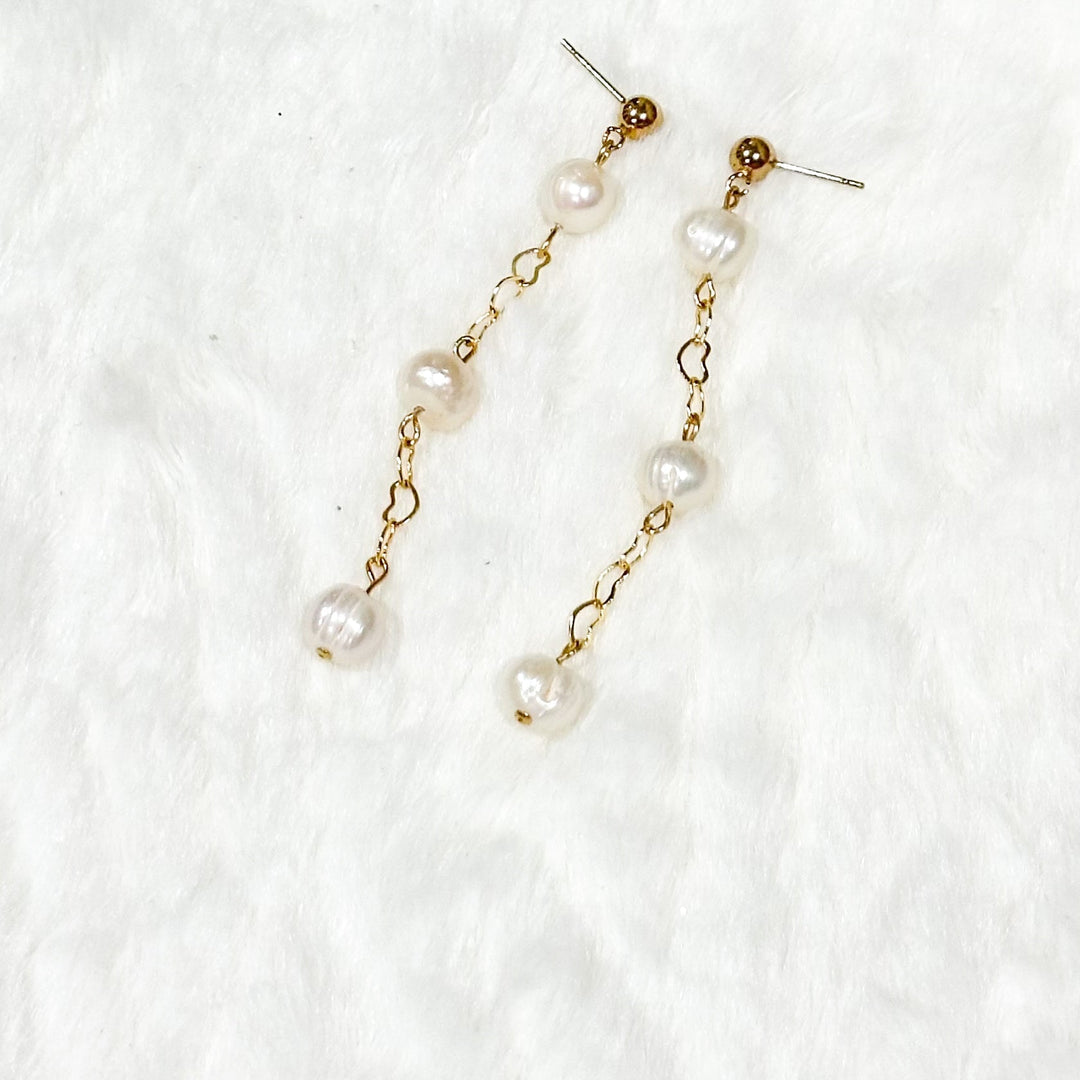 Noah | Three Wishes Pearl Dangle Earrings
