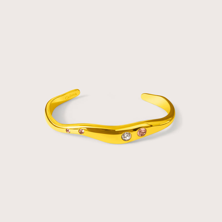 Carmen | Adjustable Faro Bangle in Gold