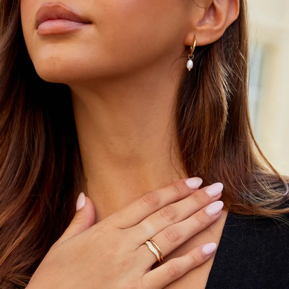 Rosemary | Hope - Layered Ring