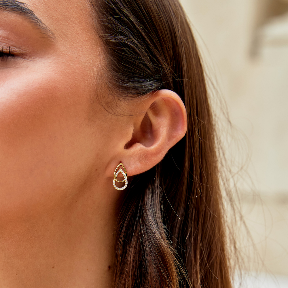 Lindsey | Lin Teardrop Link Earrings