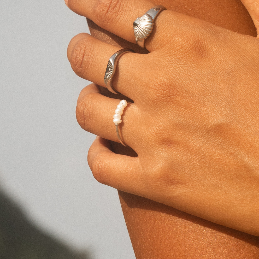 Marlee | Mini Pearls Ring
