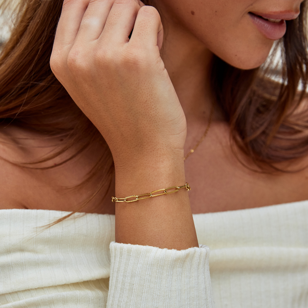Mackenzie | Clip Gold Bracelet