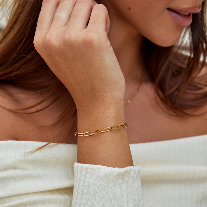 Mackenzie | Clip Gold Bracelet